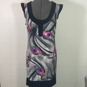 Sharon Max Made in U.S.A. Sleeveless Multi Colored Dress Size M
